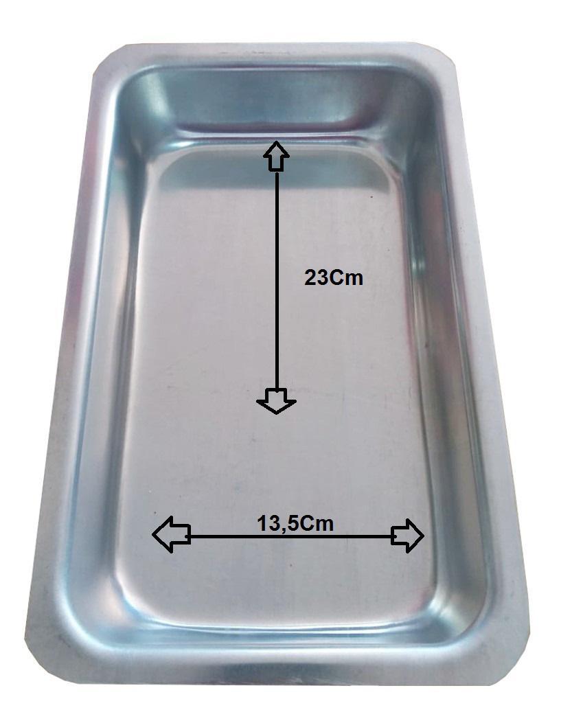 Kit 6 Formas Assadeira de Cuca Retangular 23 x 13,5 cm Extang