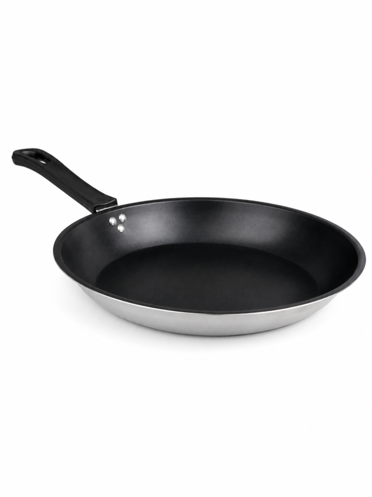 Panquequeira antiaderente 22cm de alumínio com cabo antitérmico